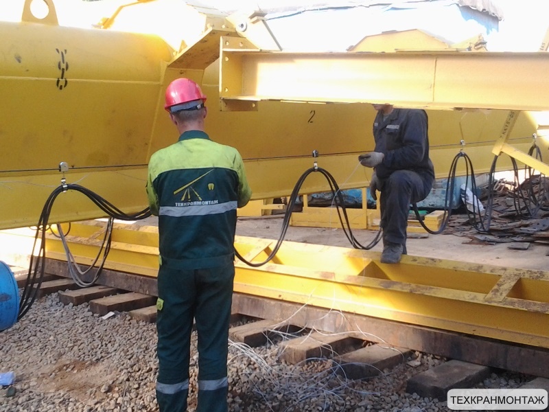 Монтаж козлового крана ККТ гп 10 тн