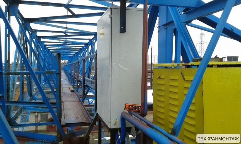 Перевод козлового крана ККС 10 на радиоуправление