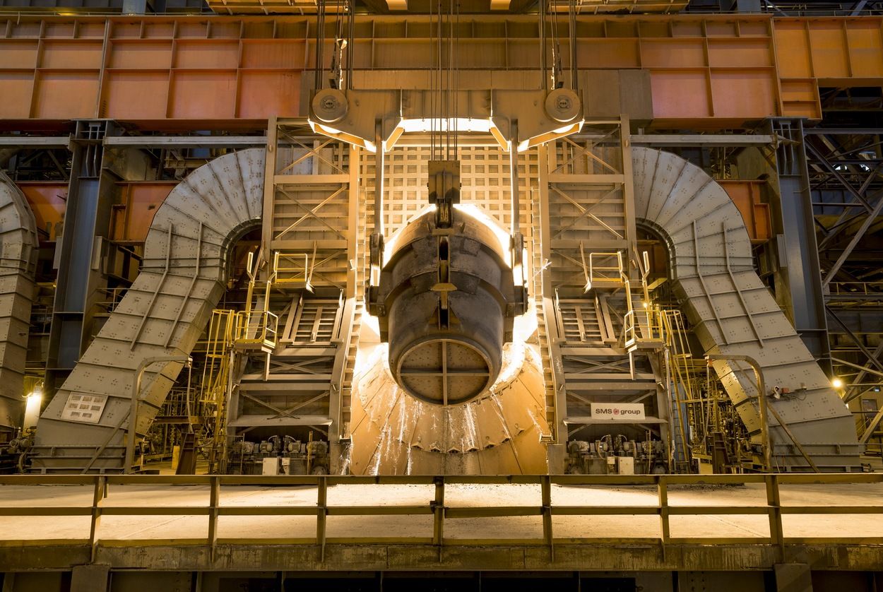 Кран мостовой металлургический