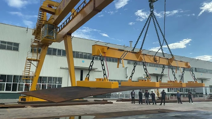 Работа магнитного крана