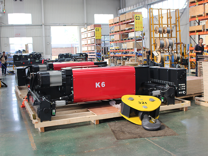 Промышленная грузовая лебедка